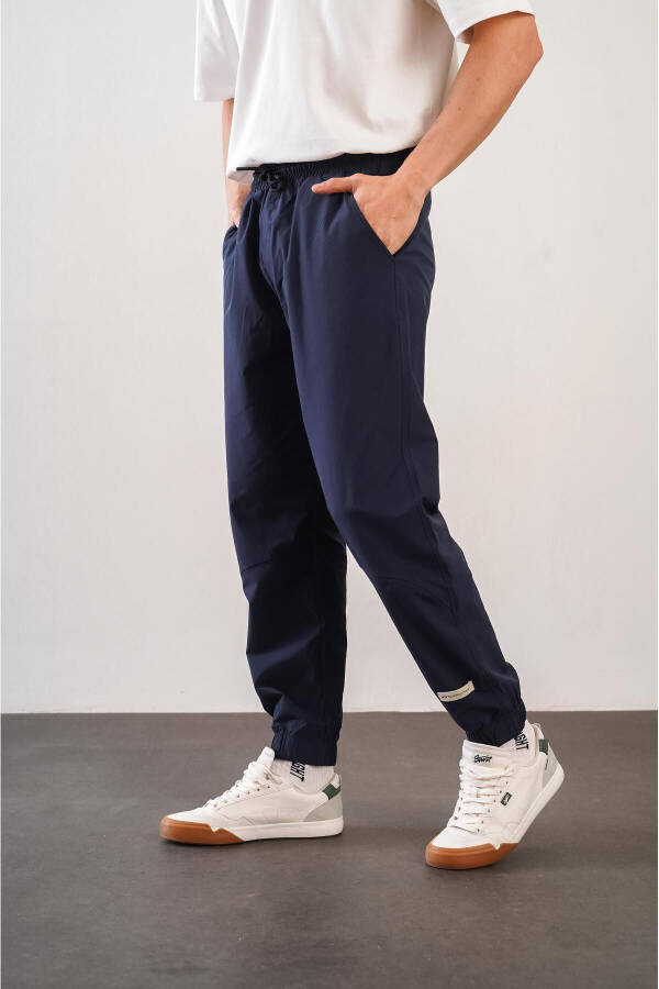 Erkek Relax Fit Kalıp Lastikli Paça Jogger Pantolon - 20