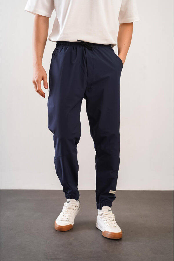 Erkek Relax Fit Kalıp Lastikli Paça Jogger Pantolon - 13