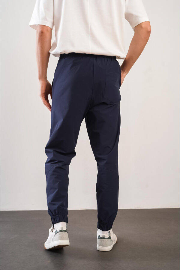 Erkek Relax Fit Kalıp Lastikli Paça Jogger Pantolon - 5