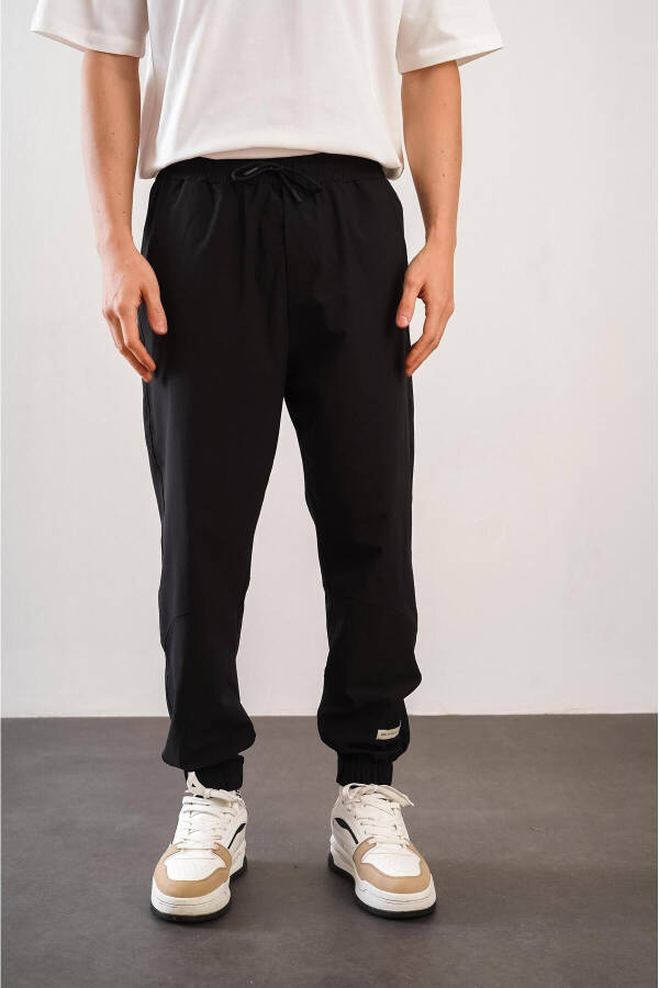 Erkek Relax Fit Kalıp Lastikli Paça Jogger Pantolon - 19