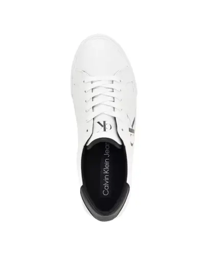 Men's Rex Lace-Up Slip-On Sneakers - White, Navy - 4