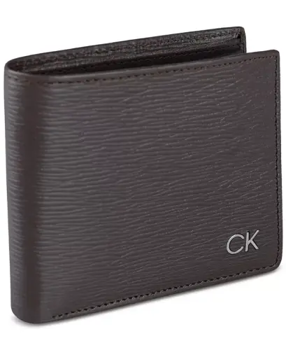 Erkek RFID İnce Cüzdan-Kahverengi - 12