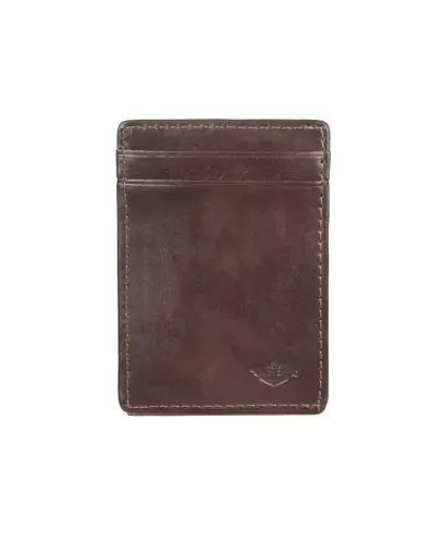Men's RFID Front Pocket Wallet-Brown - 1