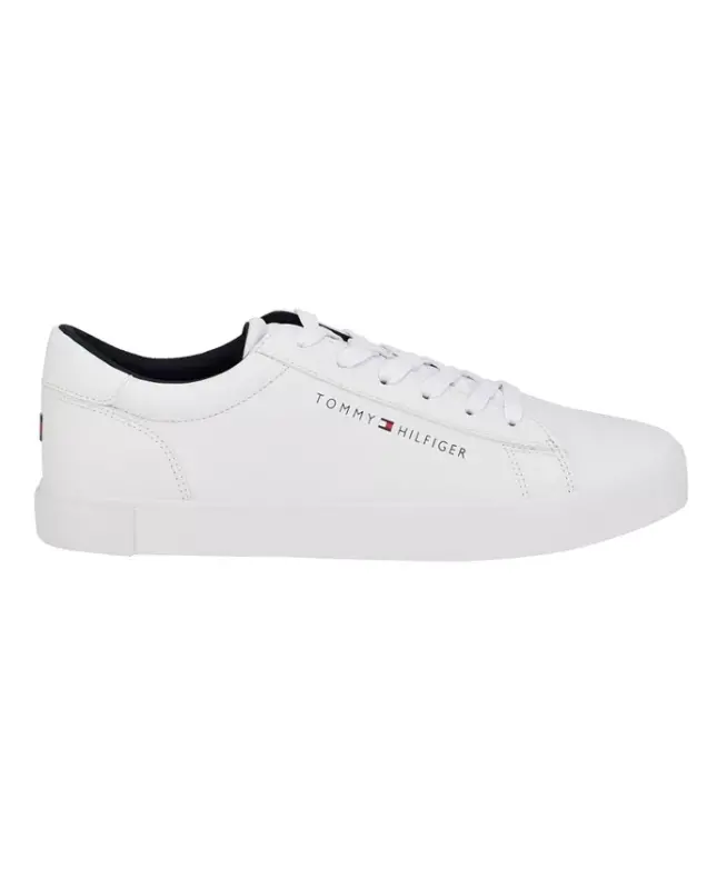 Men's Ribby Lace Up Fashion Sneakers - White - 2
