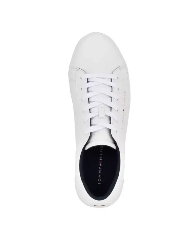 Men's Ribby Lace Up Fashion Sneakers - White - 4