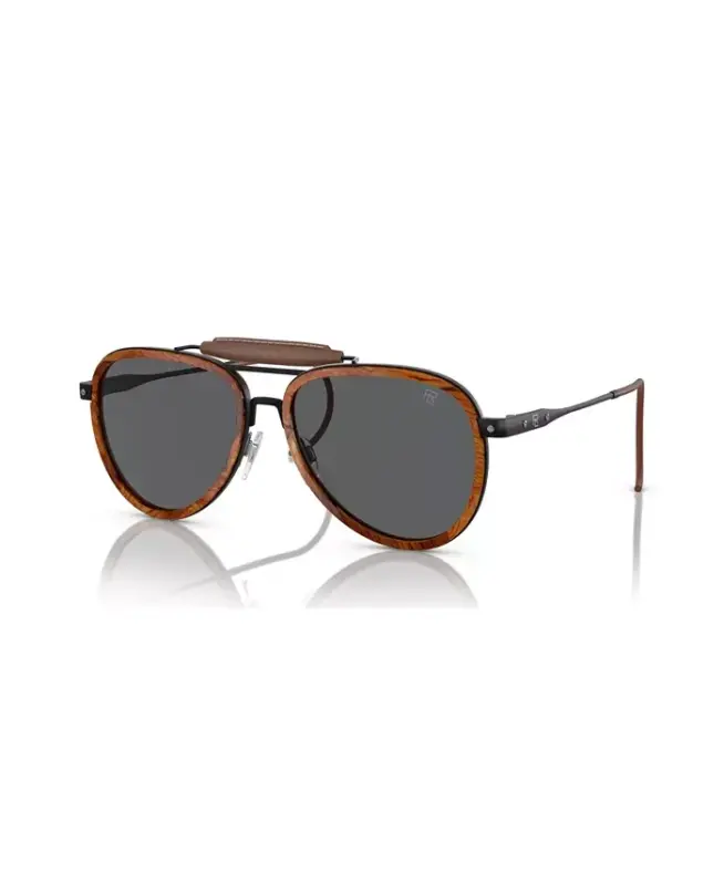 Men's The Roadster Sunglasses RL7080Q - Burled Wood - RALPH LAUREN