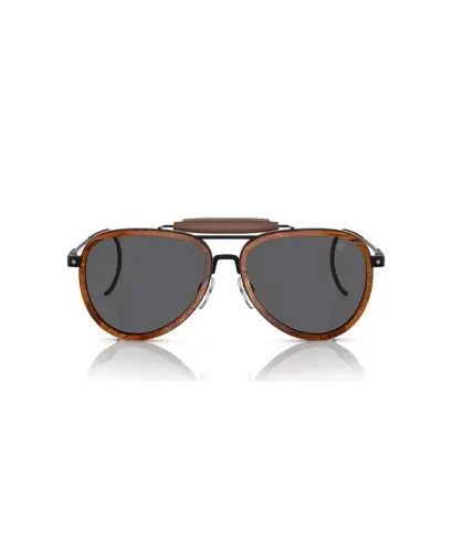 Men's The Roadster Sunglasses RL7080Q - Burled Wood - RALPH LAUREN (1)