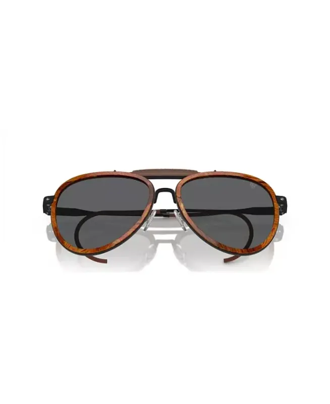 Men's The Roadster Sunglasses RL7080Q - Burled Wood - 5