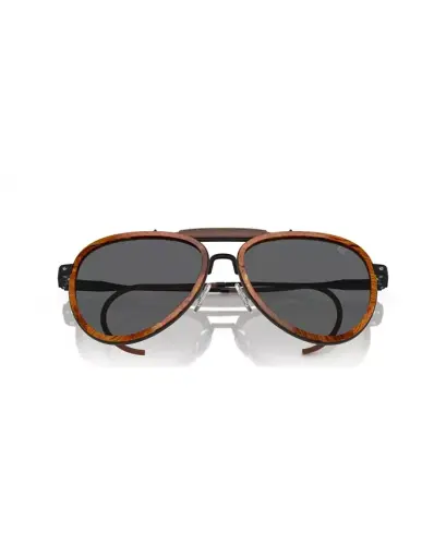 Men's The Roadster Sunglasses RL7080Q - Burled Wood - 5