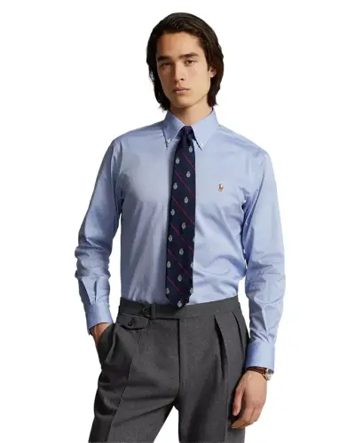 Men's Purepress Cotton Oxford Shirt - True/Blue White 