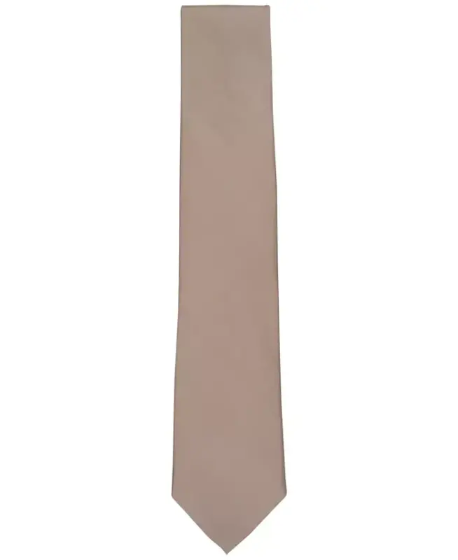 Men's Sapphire Solid Tie - Taupe - 2