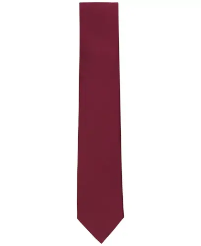 Men's Sapphire Solid Tie - Burgundy - 2
