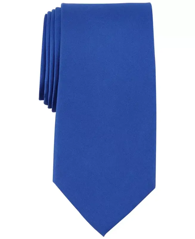 Men's Sapphire Solid Tie-Royal - MICHAEL KORS
