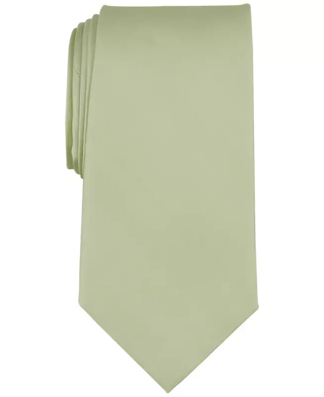 Men's Sapphire Solid Tie - Green - 1