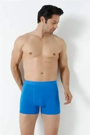 Erkek Saks Bambu Boxer 3'lü Paket - 15