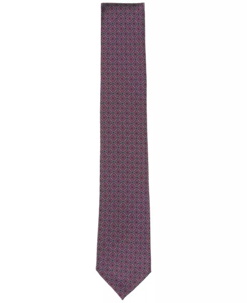 Men's Salton Geo-Pattern Tie, Exclusively at Modazone-Rose - ALFANI (1)