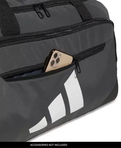 Men's Defender Logo Duffel Bag-Team Dark Grey - 4