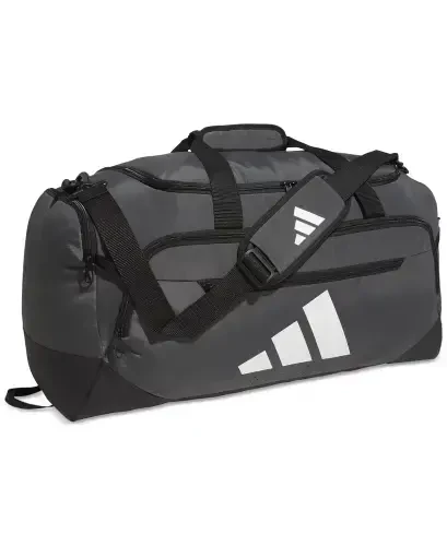 Men's Defender Logo Duffel Bag-Team Dark Grey 