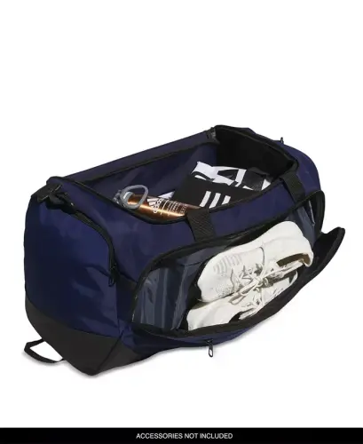 Men's Defender Logo Duffel Bag-Team Navy Blue 2 - 3