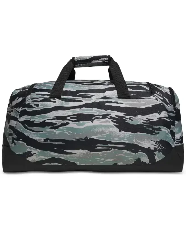 Men's Defender Logo Duffel Bag-Essential Camo Silver Green-black/black - 2