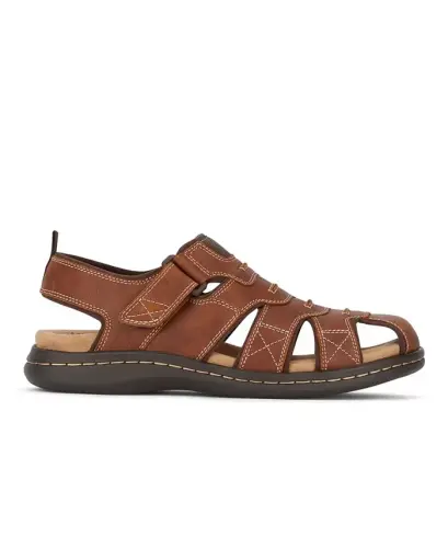 Men's Searose Closed-Toe Fisherman Sandals - Rust - 2
