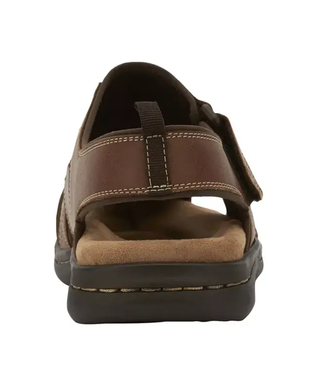 Men's Searose Closed-Toe Fisherman Sandals - Rust - 3