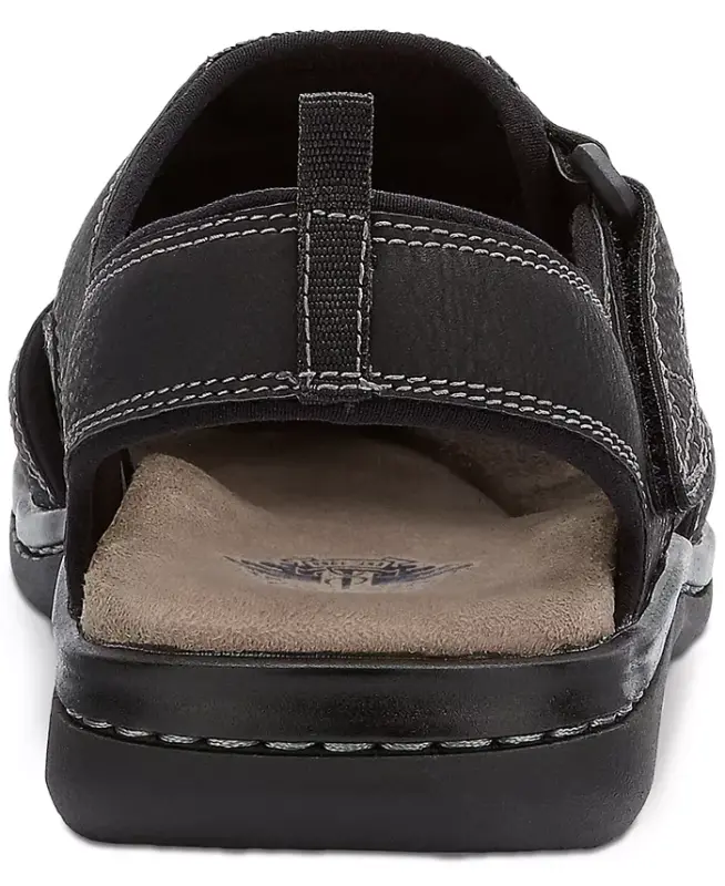 Men's Searose Closed-Toe Fisherman Sandals - Black - 4