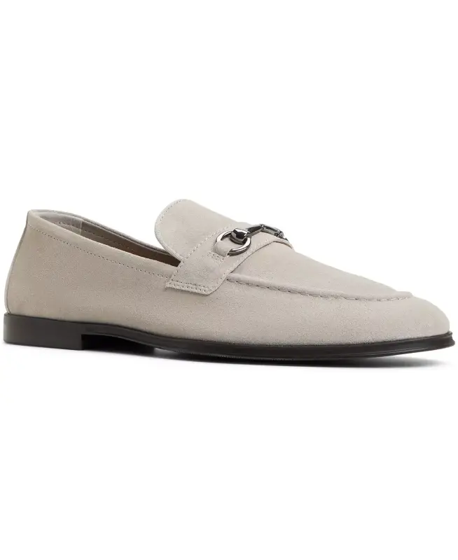 Men's Traveler Leather Bit Loafer - Gray - 6