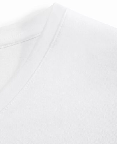 Men's Travel Stretch V-Neck T-Shirt, Created for Modazone - Bright White - 4