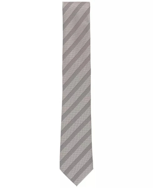 Men's Sidney Stripe Tie, Created for Modazone-Ecru - Alfani (1)