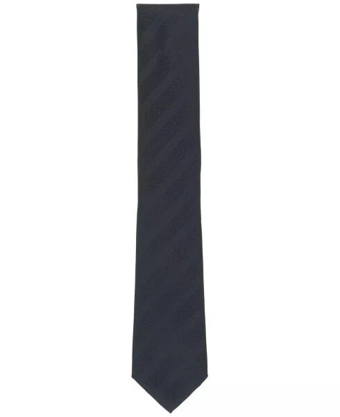 Men's Sidney Stripe Tie, Created for Modazone-Black - ALFANI (1)