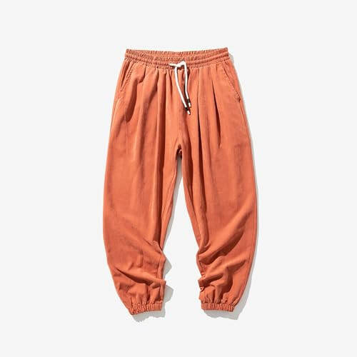 Erkek Şık Chino Dar Paça Jogger Pantolon, Sportif Antrenman Sıkıştırma Altı Pantolon, Günlük Kargo Pantolon, Bol Kesim - 6