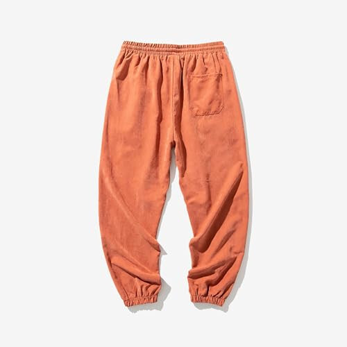 Erkek Şık Chino Dar Paça Jogger Pantolon, Sportif Antrenman Sıkıştırma Altı Pantolon, Günlük Kargo Pantolon, Bol Kesim - 7