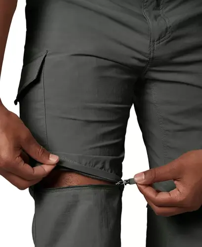 Men's Silver Ridge Convertible Pants - Gravel - 5