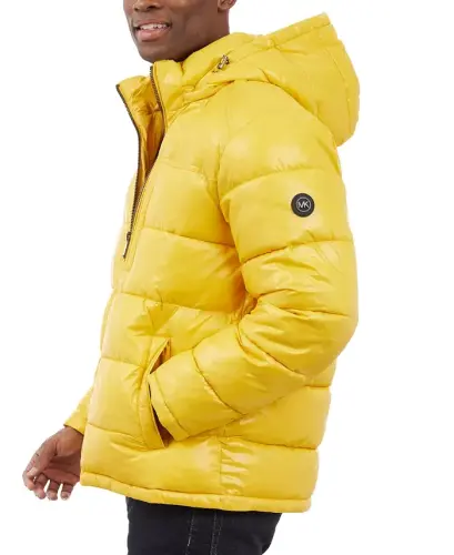 Men's Puffer Jacket - Yellow - MICHAEL KORS (1)