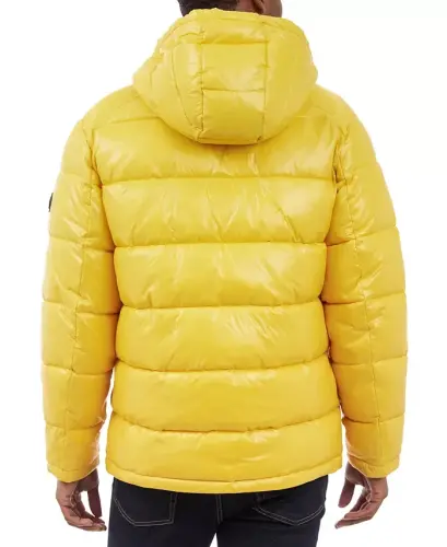 Men's Puffer Jacket - Yellow - 6