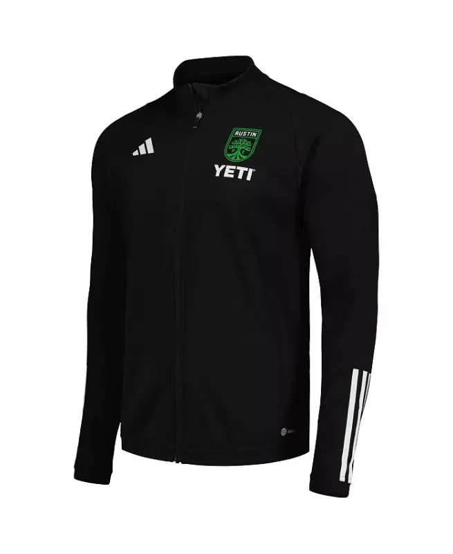 Men's Black Austin FC 2023 On-Field AEROREADY Full-Zip Training Top - Black - 6