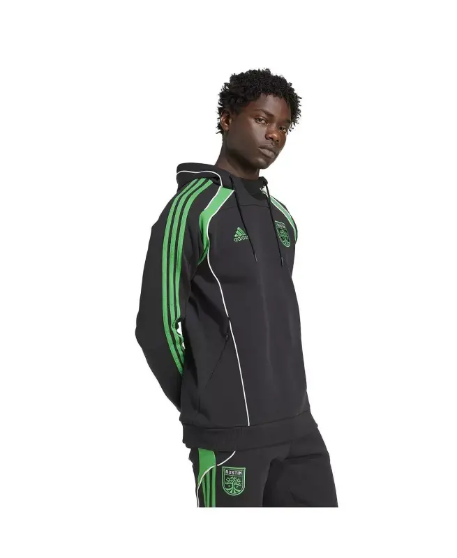 Men's Black Austin FC 2025 Travel Pullover Hoodie-Black - 3