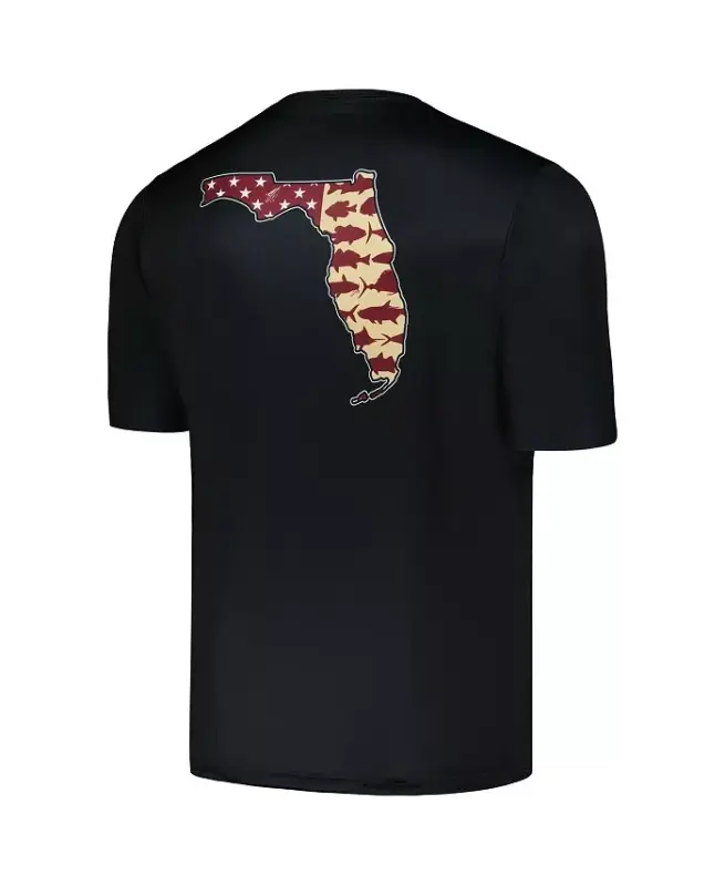 Men's Black Florida State Seminoles Terminal Tackle State Omni-Shade T-shirt - Black - 2