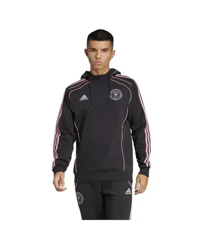 Men's Black Inter Miami CF 2025 Travel Pullover Hoodie - Black - 1