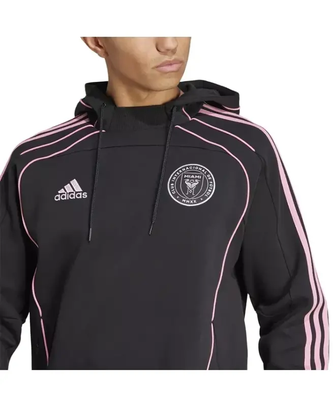 Men's Black Inter Miami CF 2025 Travel Pullover Hoodie - Black - 5