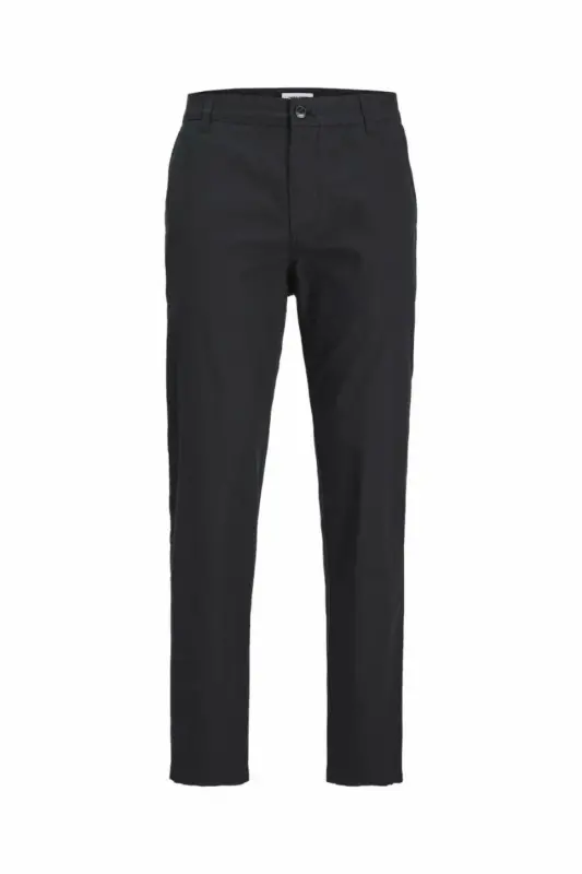 Erkek Siyah Jpstace Summer Lınen Blend Chıno Pant Sn Pantolon 12248604-Black - Siyah1 - JACK & JONES