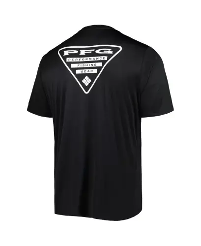 Men's Black LAFC Terminal Tackle Omni-Shade T-shirt-Black - COLUMBIA (1)