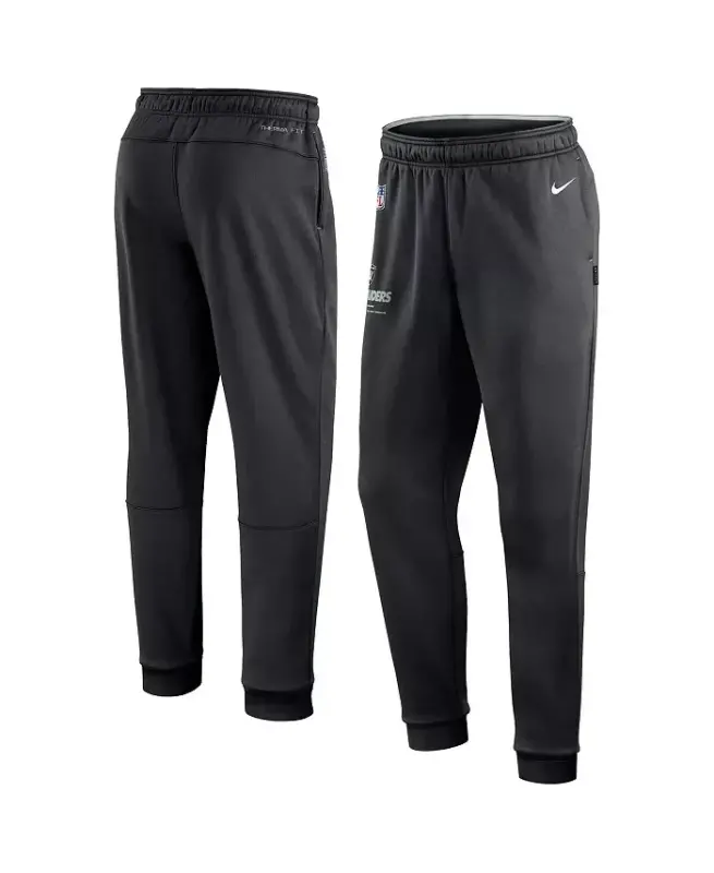 Men's Black Las Vegas Raiders Sideline Logo Performance Pants - NIKE