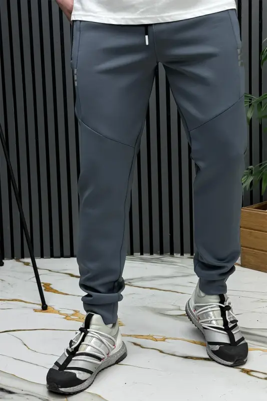 Erkek Siyah Scuba Eşofman Altı-Antrasit - 4