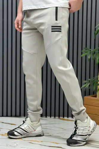 Erkek Siyah Scuba Eşofman Altı-Gri 