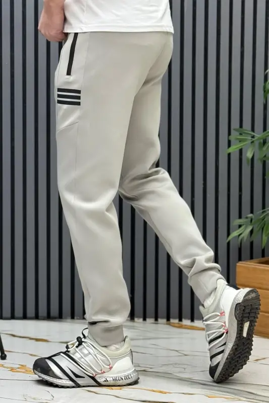 Erkek Siyah Scuba Eşofman Altı-Gri - 4