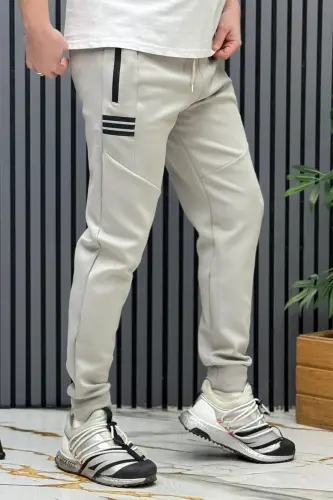 Erkek Siyah Scuba Eşofman Altı-Gri - 5