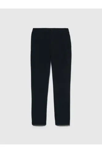 Erkek Siyah Slim Fit Esnek Chino Pantolon-Siyah - SISLEY (1)