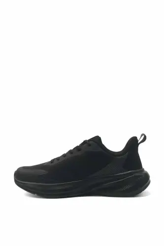 Erkek Siyah Spor Ayakkabı TROXA 2,0 Memory Foam İç Taban Nefes Alabilen File Esnek Hafif Günlük Sneaker - Siyah-TRX - 7